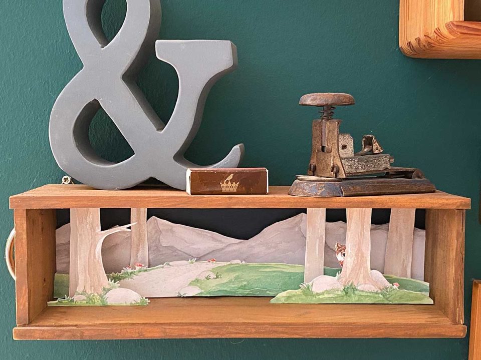 Happy Birthday from the fox – Shadowbox for Kai Happy Birthday from the fox - Shadowbox for Kai